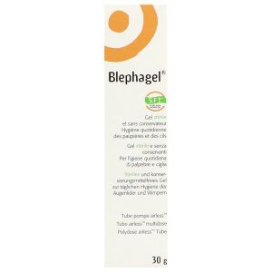 Thea blephagel sft technology gel sterile hygiene paupiere cils 30g