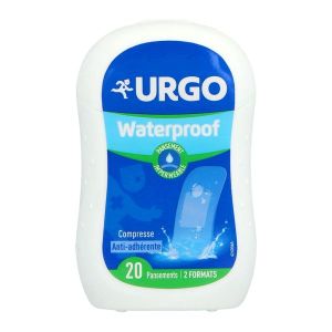 URGO WATERPROOF Pansement antiseptique, waterproof, prédécoupé, bt 20