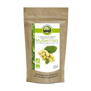 Mulberries, mûres blanches BIO - sachet 300 g