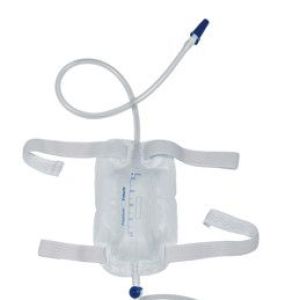 Conveen® Triform - Boîte de 10 poches à urine graduées stériles - 500 ml - tubulures solidaires de 50 cm ajustables Référence: 210190