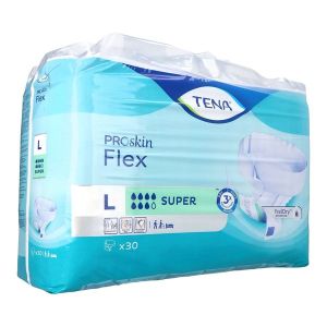 TENA FLEX PLUS Change complet avec ceinture de fixation pour adulte, large (ref. 723330), sac 30