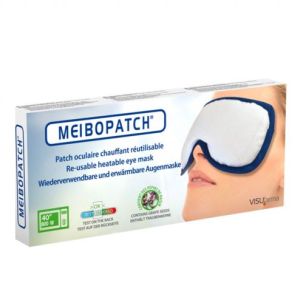 Meibopatch Masque Oculaire Chauffant Sac Blanc/Noir 1