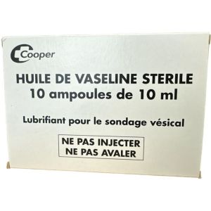 Cooper HUILE DE VASELINE STERILE COOPER S ext 10Amp/10ml