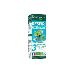 Santarome - Respir'nez et bouche BIO - flacon pipette de 30 ml