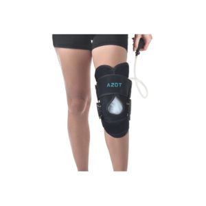 AZOT GENOU ARTICULE Attelle de genou articulée avec cryothérapie compressive, taille standard, unité