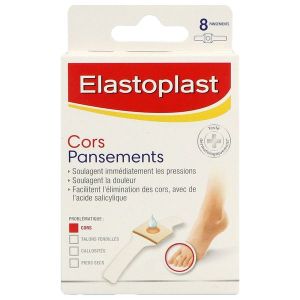 ELASTOPLAST CORS PANSEMENT Pansement adhésif coricide, bt 8