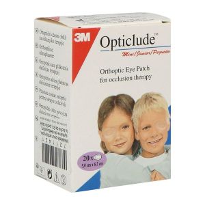 Opticlude Junior Adhesifs Avec Compresse Centrale Pansement 20