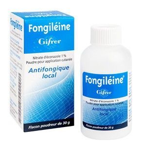 Fongileine 1 Pour Cent Poudre Pour Application Cutanee Flacon(S) Poudreur(Se)(S) Polyethylene De 30 G