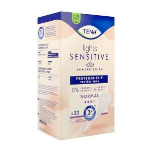 TENA LIGHTS PROTEGE - SLIP SENSITIVE NORMAL Protège-slip adhésif, pour incontinence urinaire légère, bt 22