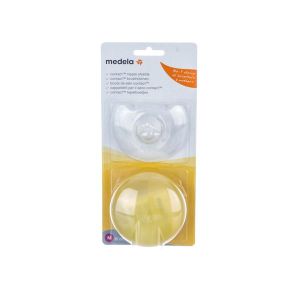 MEDELA BOUT DE SEIN CONTACT Bout de sein en silicone, médium, diamètre 20 mm (ref. 200.1593), bt 2