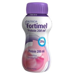 FORTIMEL PROTEIN (BOUTEILLE 200 ML) FRAISE X 4 UNITES