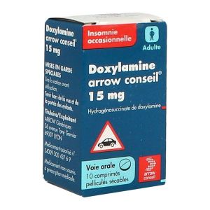 Doxylamine Arrow Conseil 15 Mg Comprime Pellicule Secable B/10