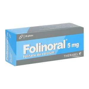 FOLINORAL Gélule 5 mg, boîte 28