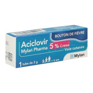 Aciclovir Viatris Conseil 5% Creme 1 Tube(S) Aluminium Verni De 2 G