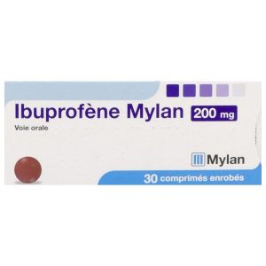 IBUPROFENE VIATRIS Comprimé enrobé 200 mg, boîte 30