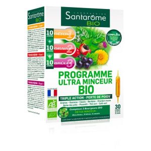 Santarome Programme Ultra Minceur - 30 ampoules de 10 ml