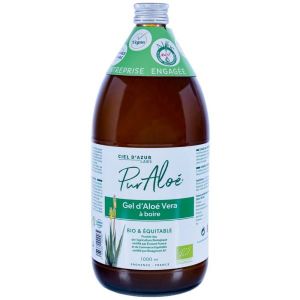Pur'Aloe Gel d'Aloé vera pasteurisé à boire BIO - 1 litre