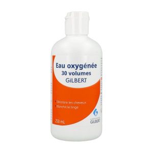 GILBERT EAU OXYGENEE 30 VOLUMES Eau oxygénée stabilisée à 30 volumes, fl 250 ml