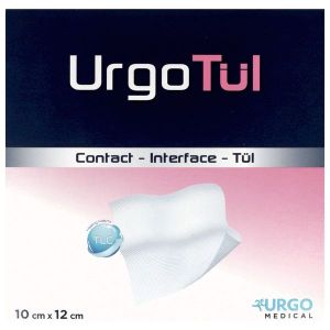 URGOTUL Interface lipido-colloïde souple, 10 cm x 12 cm, bt 16