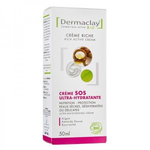 Dermaclay - Crème SOS ultra hydratante Bio - 50 ml