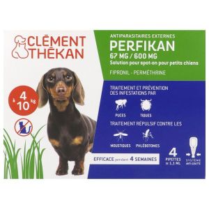 Perfikan 67Mg/600Mg Solution Pour Spot-On Pour Petits Chiens Pipette 1,1 Ml 4
