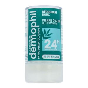 DERMOPHIL PHYTO DERMATOLOGIQUE DEODORANT DOUX Pierre d'alun, stick 115 g