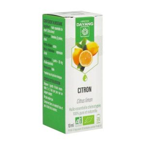 DAYANG HUILE ESSENTIELLE BIO Huile essentielle, complément alimentaire à base de citron HECT, fl 10 ml