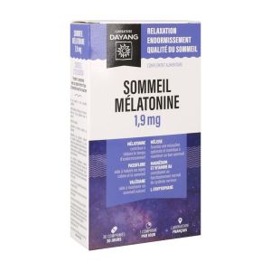 DAYANG SOMMEIL MELATONINE 1,9 MG Comprimé, complément alimentaire à base de mélatonine, bt 30