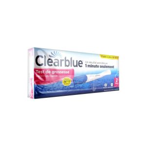 CLEARBLUE PLUS TEST DE GROSSESSE PACK ECO BOITE DE 2