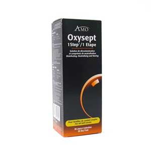 Oxysept 1 Etape :3Flacons 300Ml+90 Comprimes+ 1 Etui A Lentilles Pack 5