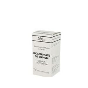 Bicarbonate De Sodium Cooper 1,4 % Solution Pour Perfusion En Flacon De 250 Ml