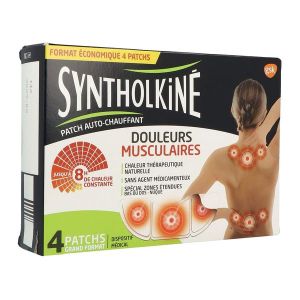 Syntholkiné Syntholkiné Patch chauffant grand format - 4 patchs