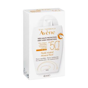 AVENE FLUIDE MINERAL SPF 50+ Fluide solaire très haute protection, SPF 50+, fl 40 ml