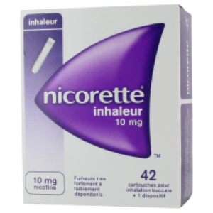 Nicorette Inhaleur 10 Mg Cartouche Pour Inhalation Buccale B/42