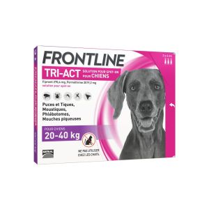 Frontline TRI-ACT Chiens 20-40 kg 3 Pipettes