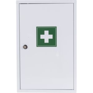 ASEP ARMOIRE A PHARMACIE Armoire à pharmacie métallique PM, 10 personnes, en tôle laquée, vide, unité