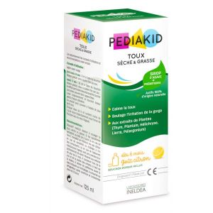 Pediakid Sirop Pediakid : Toux sèche et grasse 125 ml