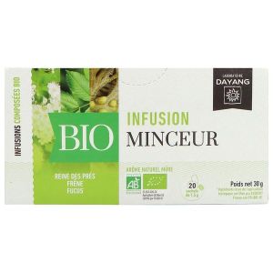 DAYANG INFUSION BIO MINCEUR Mélange de plantes pour tisane, infusette, bt 20