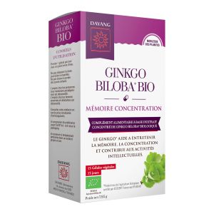 Dayang Ginkgo biloba BIO - 15 gélules