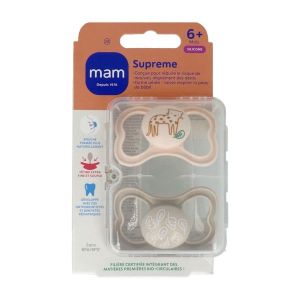 MAM BABY SUCETTE SUPREME 6+ SILICONE 2