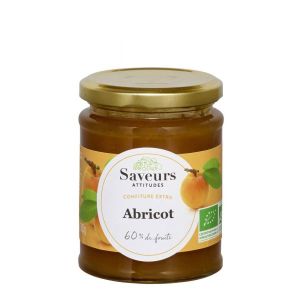 Saveurs & Fruits Confiture extra d'Abricot de France BIO - pot 320 g