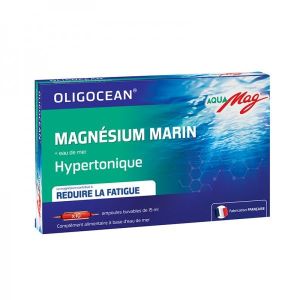 Super Diet - Aquamag, Magnésium marin - 10 ampoules de 15 ml