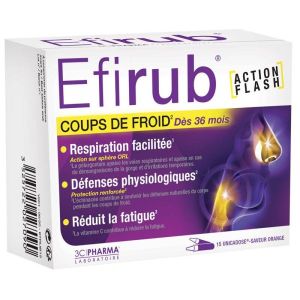 3C Pharma Efirub - boîte de 15 unicadoses