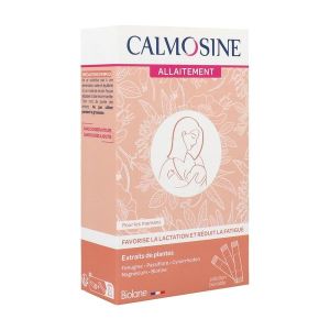 CALMOSINE ALLAITEMENT Boisson, complément alimentaire bio avec plantes, biotine et magnésium, dosette, bt 14