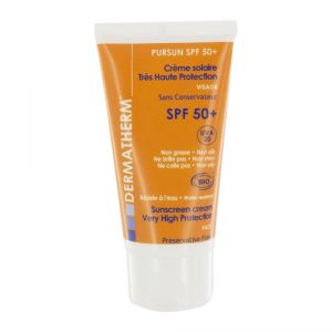 Crème solaire très haute protection SPF 50+ Bio - Visage -...