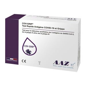 Aaz Cov-Grip Test Antigenique Combine Covid 19 & Grippe 20