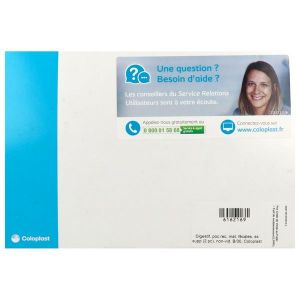 SENSURA MIO CLICK POCHE FERMEE MAXI Poche fermée, filtre intégré, système 2 pièces, prédécoupée, transparente, diamètre 50 mm (ref. 114149), bt 30