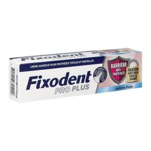 Fixodent Pro Plus Barriere Anti Particule Frais Gel Tube 40 G 1