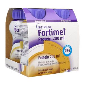 FORTIMEL PROTEIN 2.4 KCAL Denrée alimentaire destinée à des fins médicales spéciales, saveur moka, 200 ml x 4