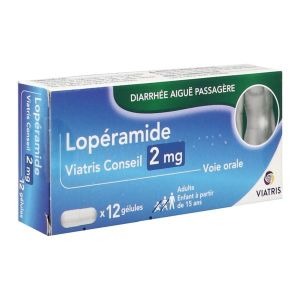 MYLAN LOPERAMIDE 2 MG BOITE DE 12 GELULES